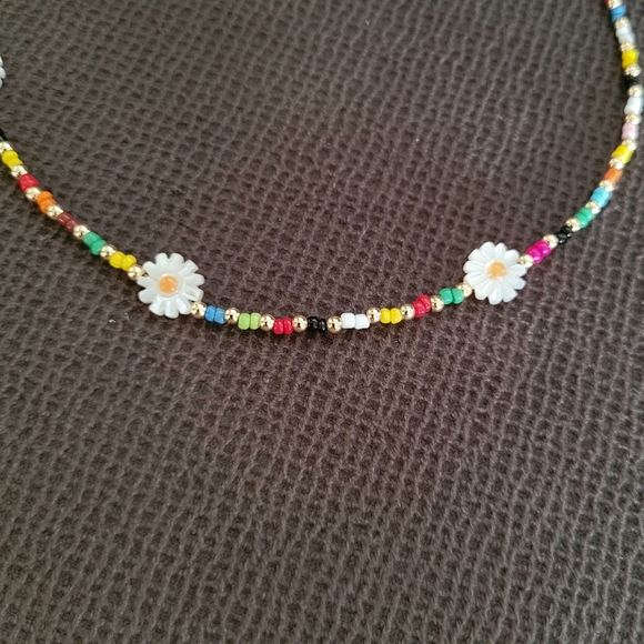 Gemelli👭 Rainbow🌈 Beads and Daisies🌼 Necklace - NWT - Picture 9 of 16